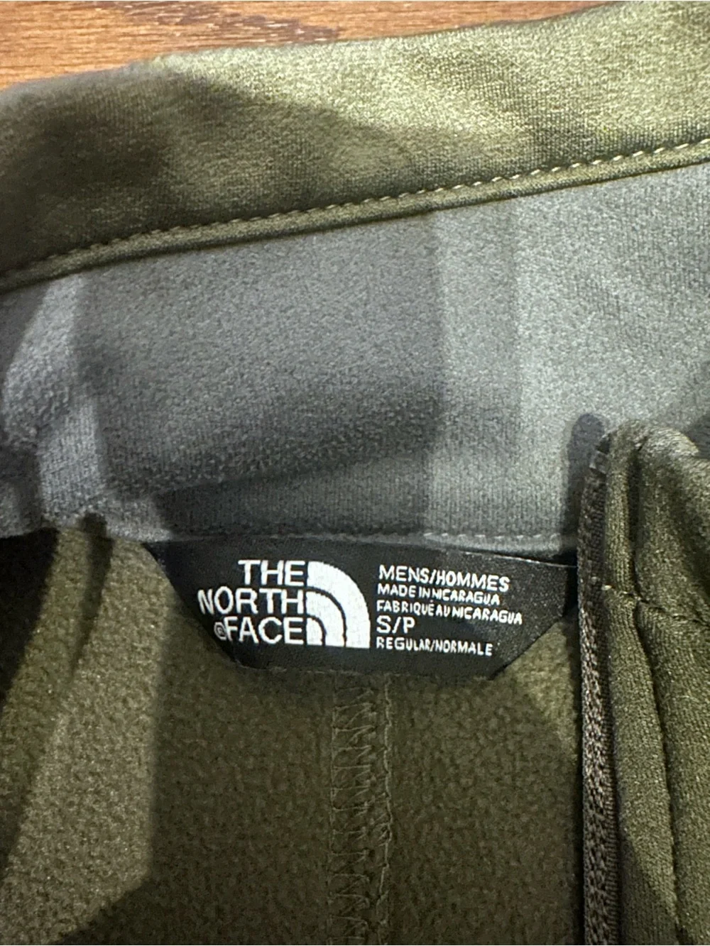 The North Face Men's Olive Green Lightweight Full-Zip Jacket